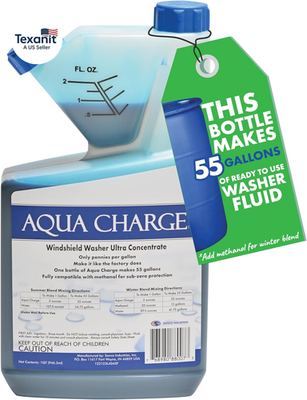 #ad #ad Aqua Charge Windshield Washer Fluid Ultra Concentrate 1 Bottle Makes 55 Gallo $38.00