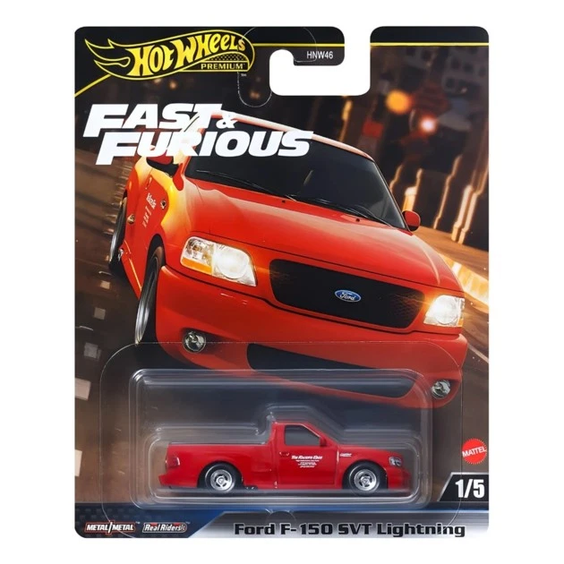 HOT WHEELS FAST AND FURIOUS FORD F-150 SVT LIGHTNING 1/5 HYP75