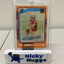 2024 Donruss Clearly Rated Rookie Auto Orange #65 Ricky Pearsall /249