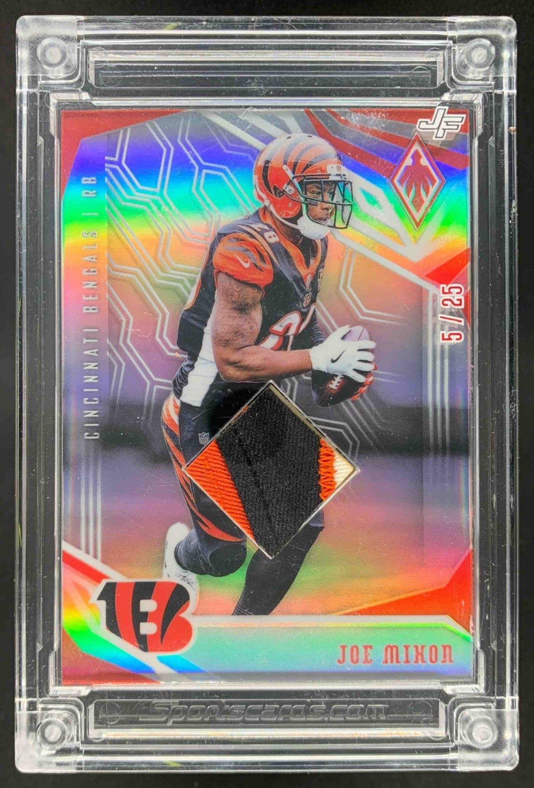 Joe Mixon 2022 Jersey Fusion 2018 Game Used Patch /25