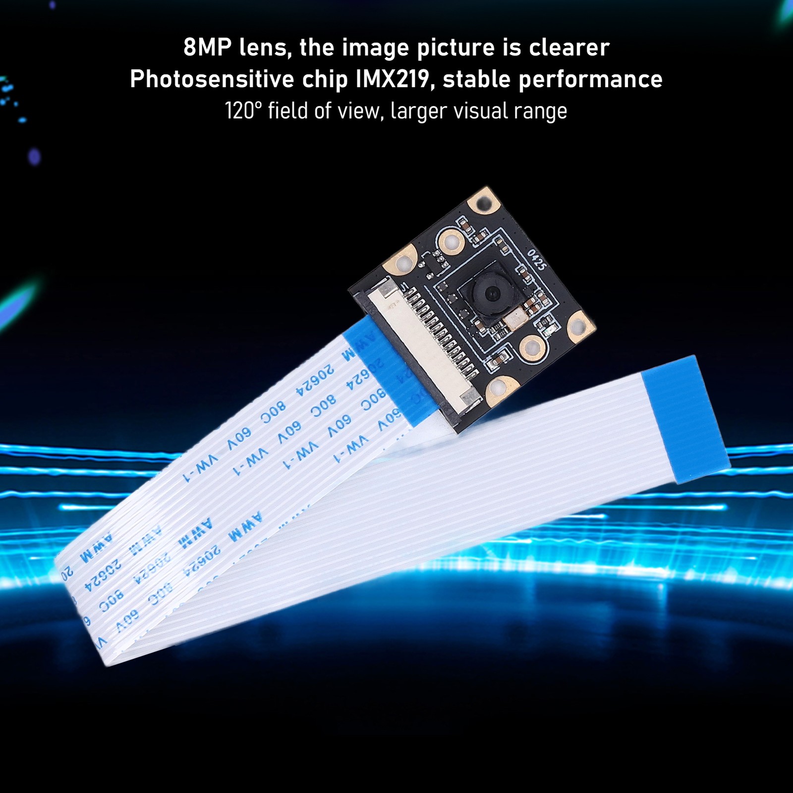 Camera Module 1.88mm Length 120° HD Cameras Board For Scene Recognition