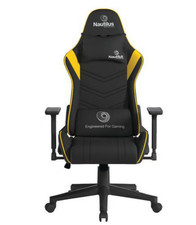 Ergonomic Gaming/Office Chair Black and Yellow 4D Armrests Headrest Brand New