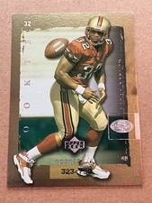 Kevan Barlow 2001 Upper Deck Rookie FX #290/750 San Francisco 49ers