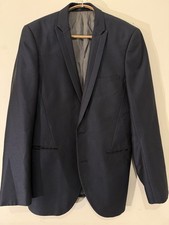 Next Navy Blue Suit Jacket – Regular Fit 38 Regular