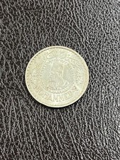 Morocco 500 Francs Silver Coin King Mohammed V AH1376 Empire Cherifien Luster
