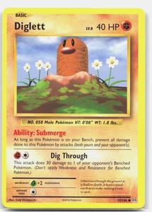 Diglett 55/108 XY Evolutions Common