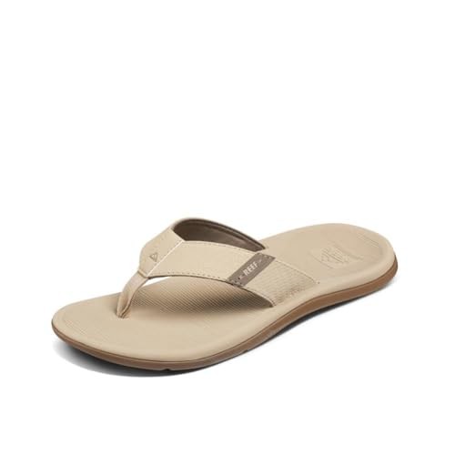 REEF MENS SANTA ANA FLIP FLOP ARCH SUPPORT ВОДОНЕПРОНИЦАЕМАЯ - РАЗМЕР ДЛЯ МУЖЧИН 12 - ПЕСОЧНЫЙ 10290₽