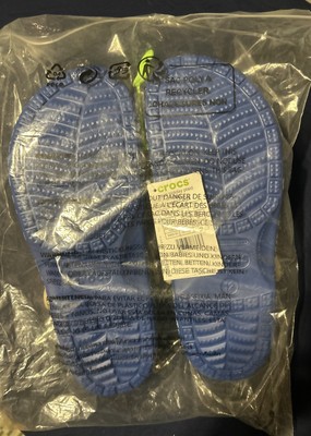 Crocs Baya Holiday Plaid Clogs Christmas Blue Jean Comfort  display picture 3