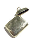 VINTAGE MATCH SAFE VESTA CASE 514X365X108mm  255 GRAMS COLLECTABLE ANTIQUE