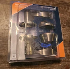 ESSENTIALS by Schlage Millstreet Satin Nickel Single Cylinder Deadbolt & Key