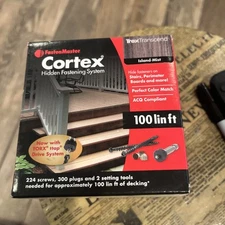 FastenMaster Cortex Deck Hidden Fasteners - Trex  Island Mist 100 Lin Ft J-11