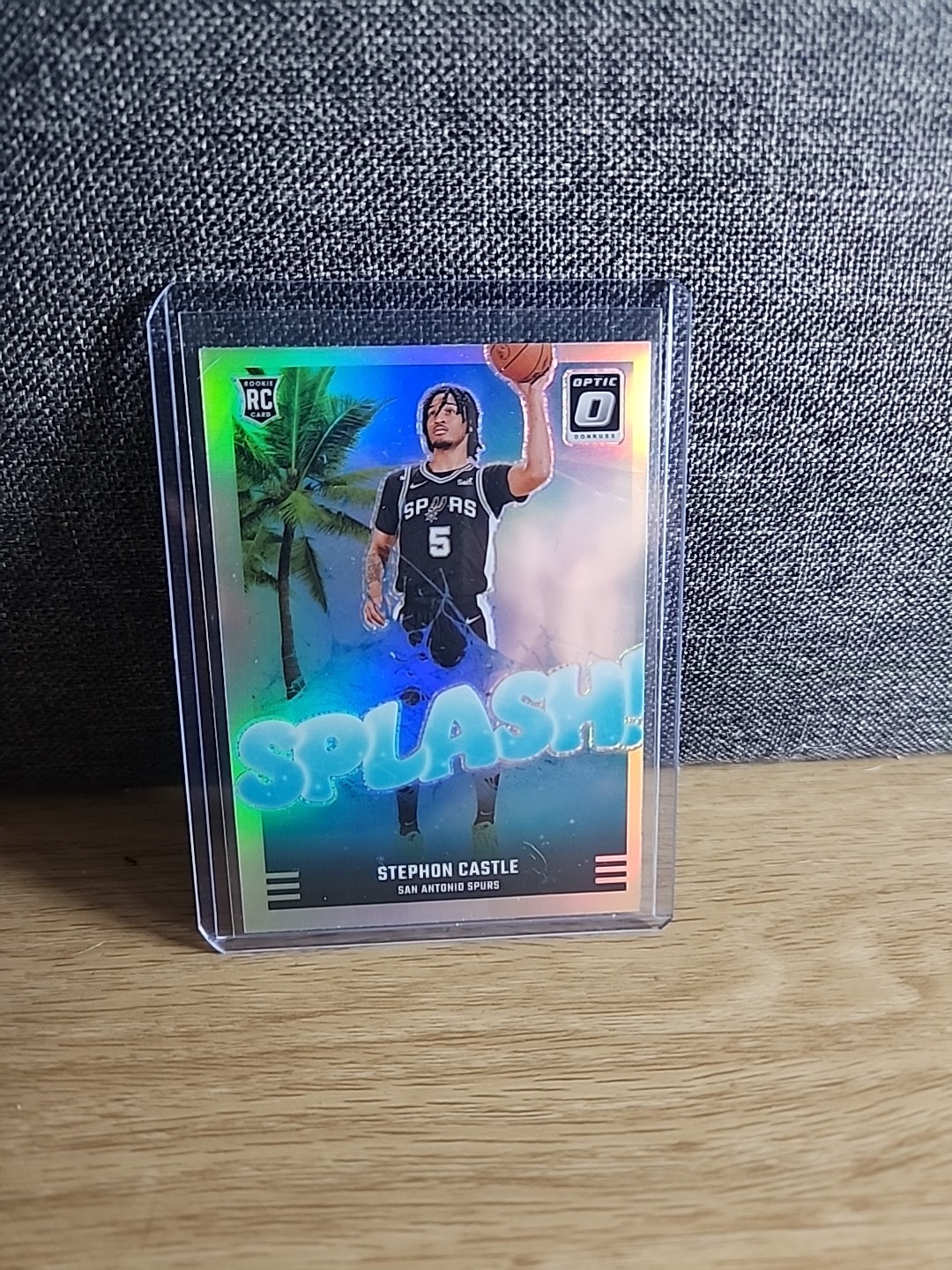 2024-25 Panini Donruss Optic - Splash! Stephon Castle #14 Holo Prizm (RC)