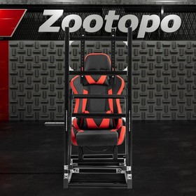 Zootopo 4080Aluminum F1 Racing Simulator Cockpit With Seat TV Stand Fit Logitech