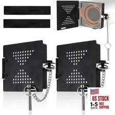 2 Pack RV Bumper Cap Cover, Universal Fit Standard 4 Inch Square Camper Bumper