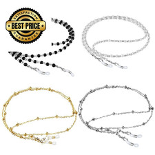ONESING 4 Pcs Eyeglass Chains for Women Eyeglasses String Large, Multi A-4pcs