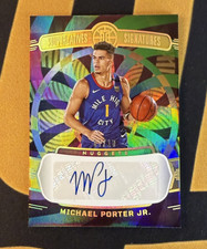 Michael Porter Jr Autograph Gold 182 Card Prices | Michael Porter