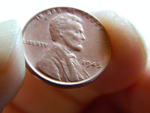 1945 1 (one) Cent - (Wheat Penny) - United States - USA - VF/XF - Foto 1 di 4