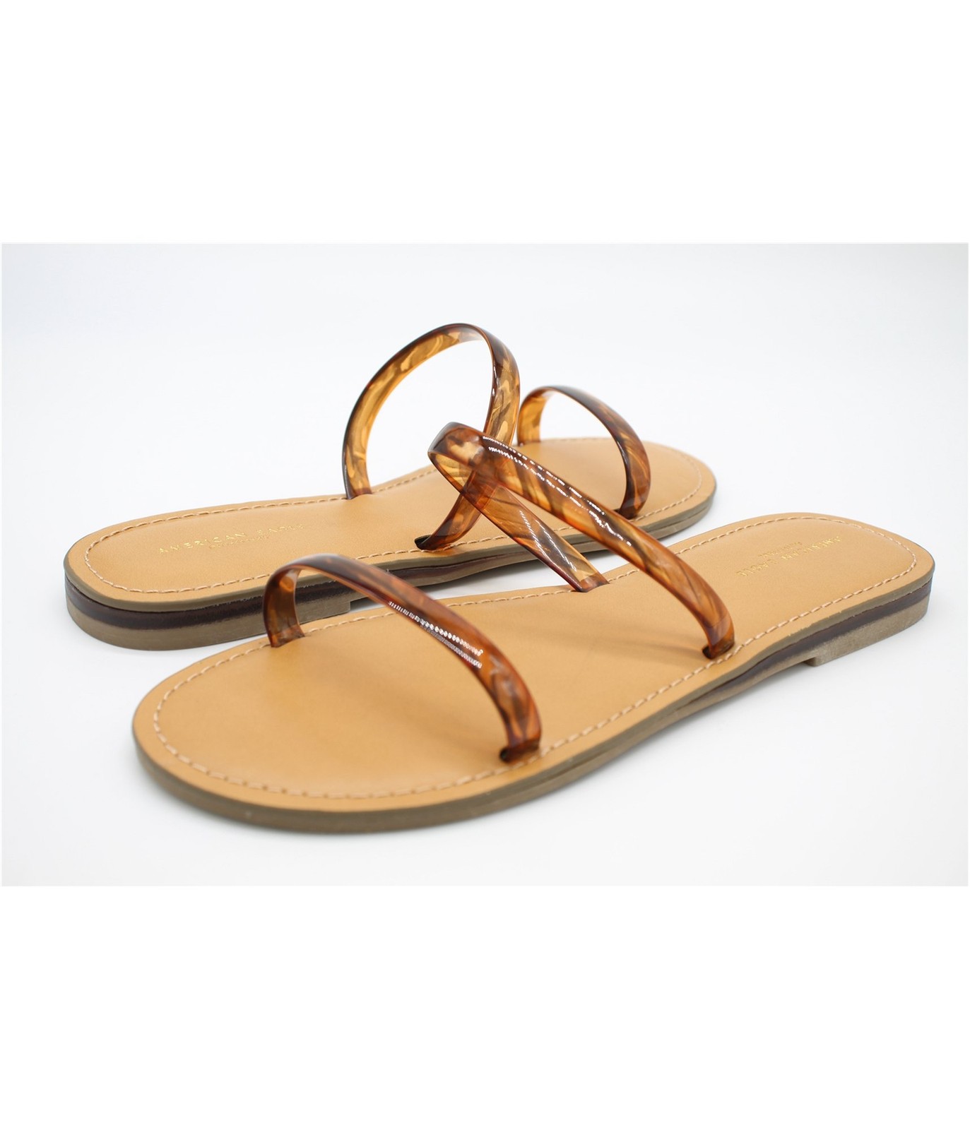 Женские босоножки American Eagle на тонком ремешке из мрамора коричневые 6 2AN US 3090₽