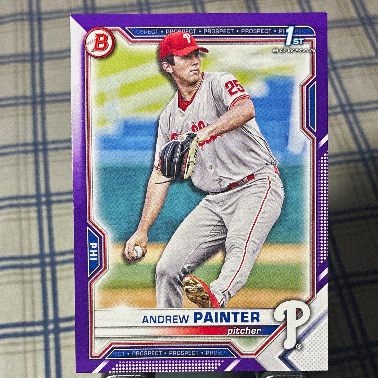 Topps 2021 Bowman Draft Andrew Painter 1st Bowman Purple #BD-10 /250 Phillies