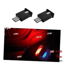 USB Type C LED Ambient Light, 8 Colors RGB Dynamic Gradient Brightness 2 PCS