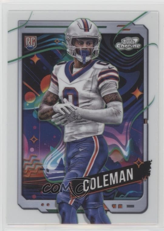 2024 Topps Cosmic Chrome Rookies White Hole Refractor Keon Coleman #111 6m7