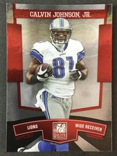 2010 Donruss Elite #32 Calvin Johnson Detroit Lions MINT NO RESERVE!