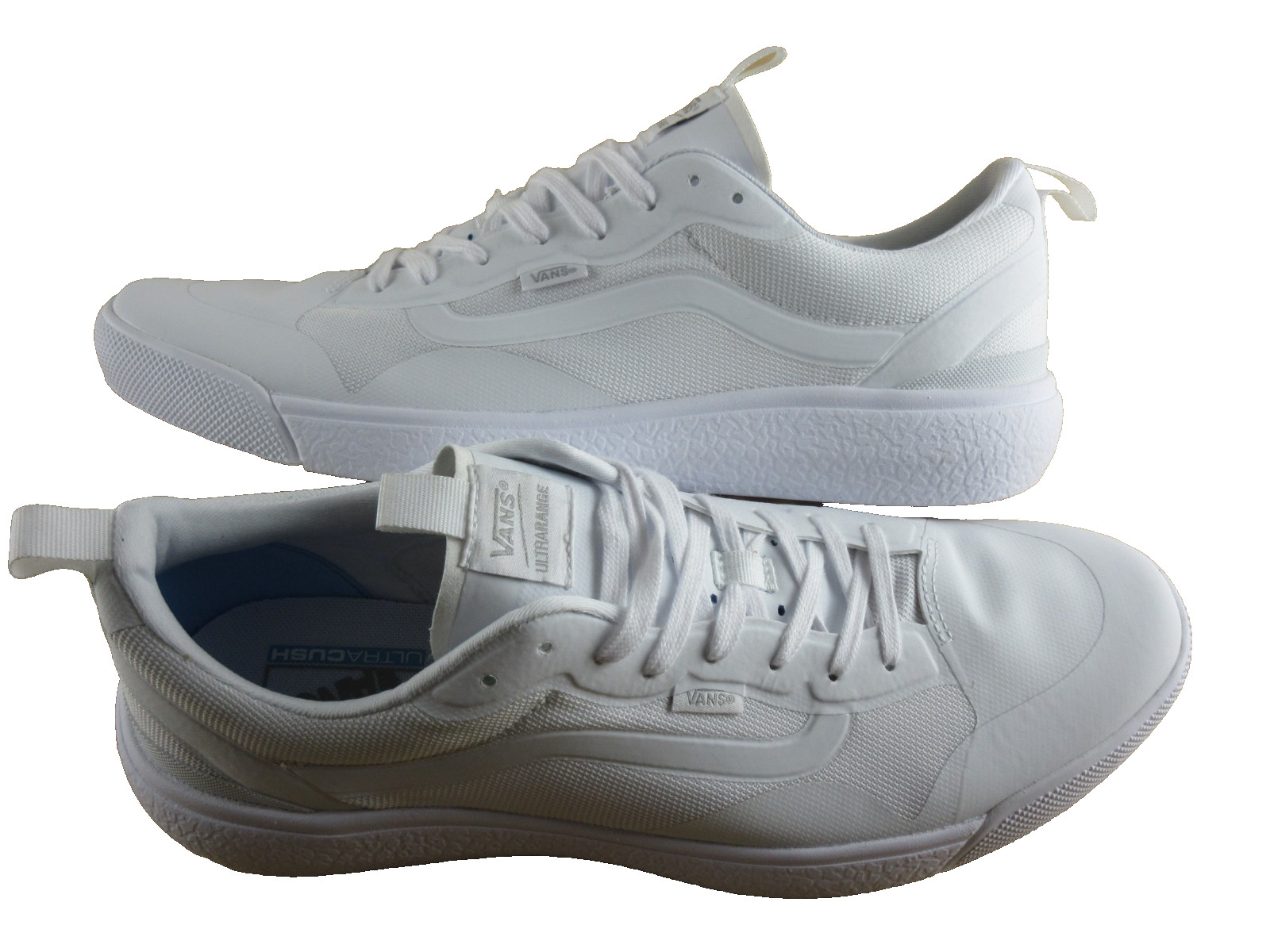 Vans Men's UltraRange Exo True White Skate Trail Hiking shoes Size 13 NEW