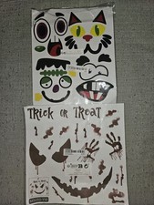 9" Pack Halloween Wall Stickers Set
