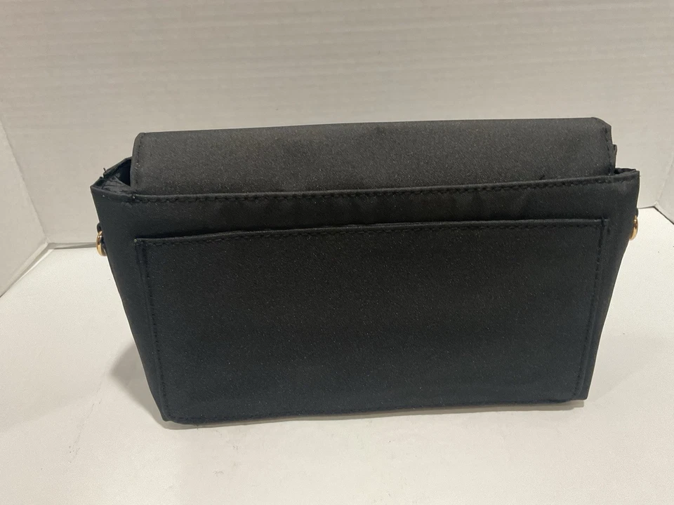 Tote Savvy Small Black Diaper Bag With Changing Pad & Crossbody Strap New - Image 3 of 4