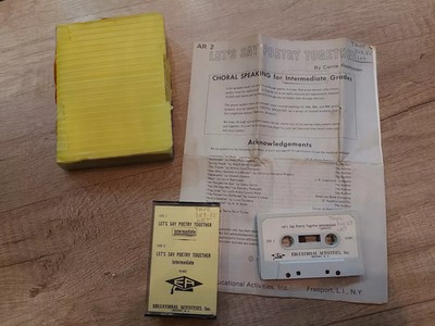 Vintage Audio Pädagogische Aktivitäten Lernen Kinder 70er Jahre