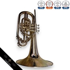 Yamaha Marching Mellophone F Brass 3V Silver Case No Mouthpiece
