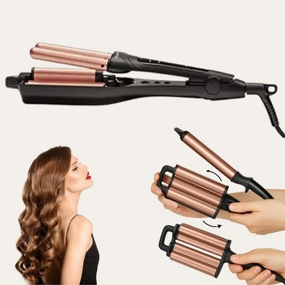 CECARO GROUP Piastra Per Capelli 2 in 1 Onde Larghe e Strette