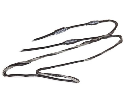 First String Bowtech Realm X String & Cable Set (Silver/Black) #FS-RealmX-SCSet