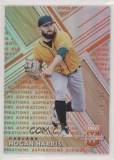 2019 Panini Elite Extra Edition Aspirations Orange 14/100 Hogan Harris #145 5x8