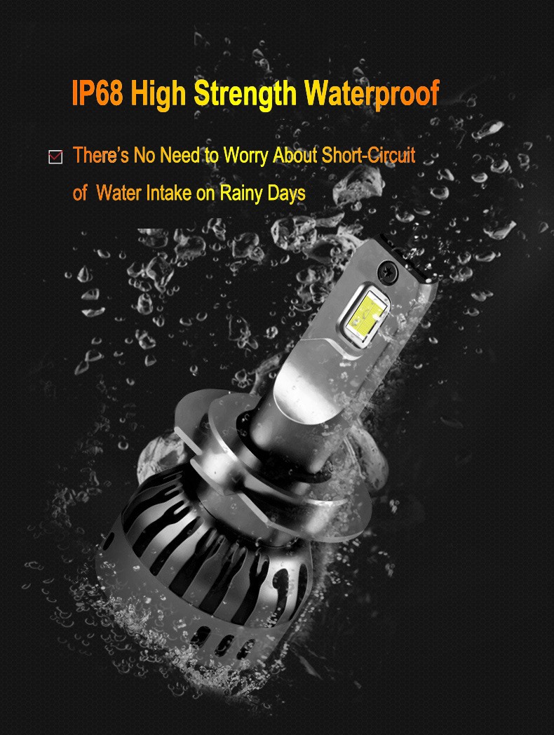 For Mercury Cougar Coupe 1999-2002 LED Headlight High + Low Bulbs Conversion Kit thumbnail 15