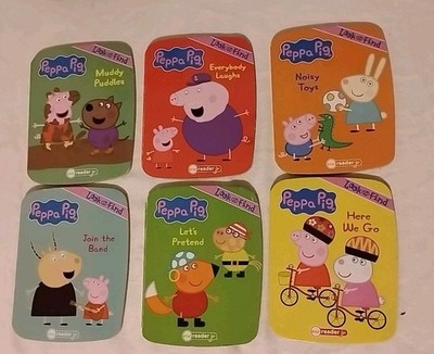 Lot of 6 Peppa Pig Me Reader Books -Hardback- *GUC* Early Reader Look and Find 