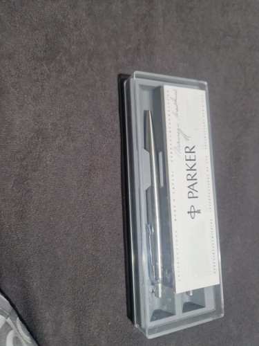 Vintage Parker Jotter Stainless Steel Ballpoint Pens Set Arrow Clip ...