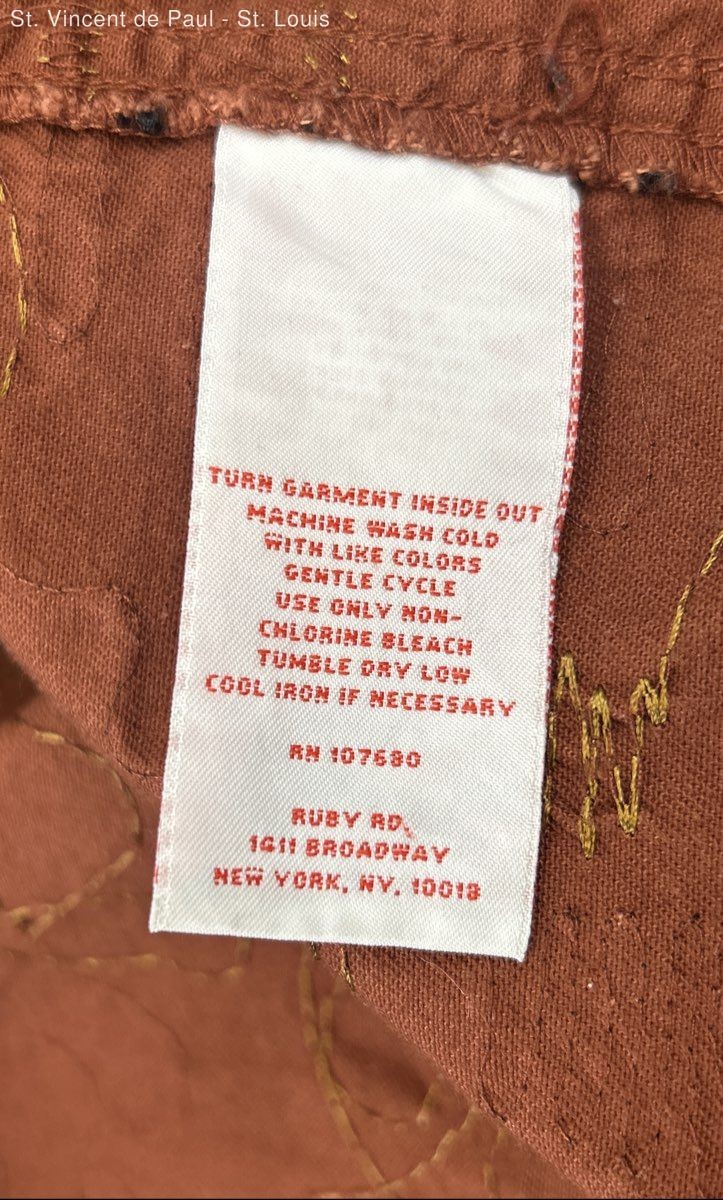Ruby Rd. Eclectic Burnt Orange Denim Embroidery J… - image 12