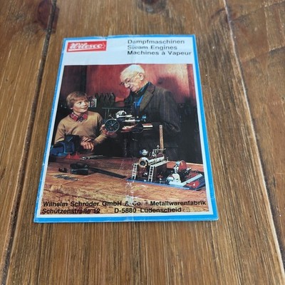 Vintage Wilesco Dampfmaschinen Faltprospekt Katalog 1996