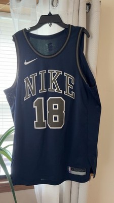 NikeLab x NBA AeroSwift Basketball Jersey Navy Blue #18 Size L