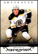 2021-22 UD Artifacts #28 Charlie McAvoy - FREE SHIPPING!