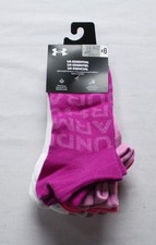 Under Armour Unisex UA Essential Unisex 6-Pack Low Cut Socks NN7 Multi Large NWT
