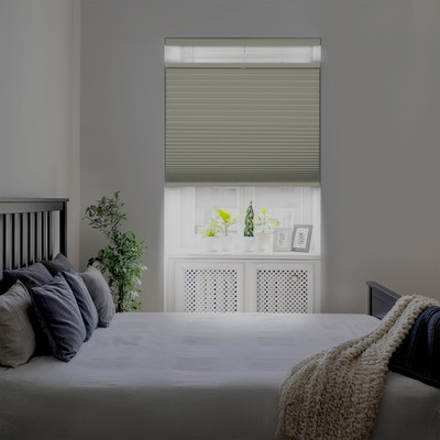 Dez Furnishings Cordless1.5 Blackout Top Down Bottom Up Cellular Shade Energy