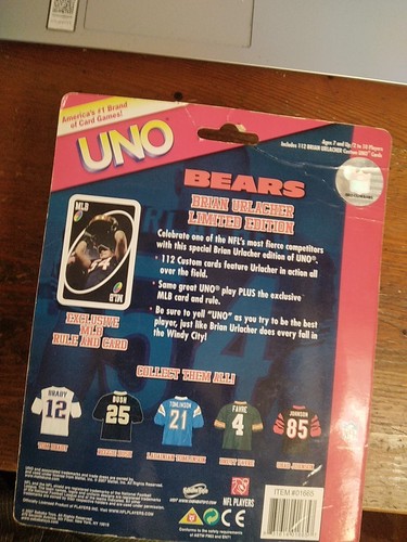 UNO CHICAGO BEARS Brian Urlacher 54 Greatest Stars Edition Card Game Collectible - Bild 4 von 5
