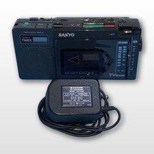 SANYO MR-A2 Radio Cassette Recorder FM/AM Tested Working Japan