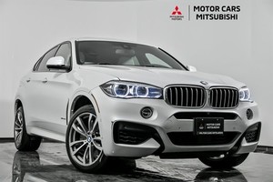 2018 BMW X6 xDrive50i-WHITE ON WHITE-1 OWNER CLEAN CAR FAX!