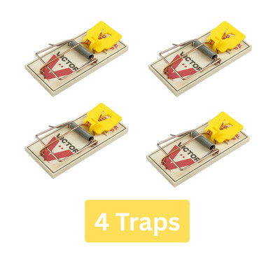 Victor Wide Pedal Mouse Trap, 4 Traps - Best Price