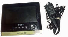 Coby Portable DVD Player Vtg TF-DVD7051 Adapter  Remote Inc. 6" Screen Works 