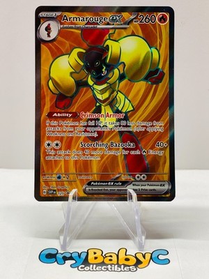 Pokemon Armarouge ex SVP125 Scarlet & Violet Black Star Promo