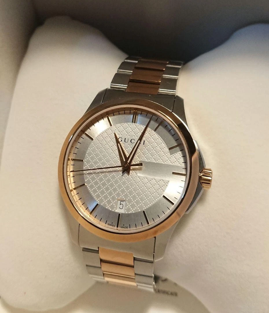 Orologio GUCCI G Timeless oro rosa argento YA126473 orologio moda lusso